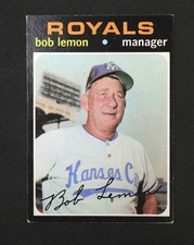 Bob Lemon 1971 TOPPS Baseball Card #91 EX
