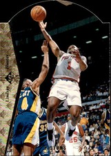 NBA Basketball # D69 Lindsey Hunter 1995 Upper Deck card