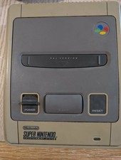 Nintendo SNES Super Nintendo PAL SNSP-001A UKV Console Only Tested Working