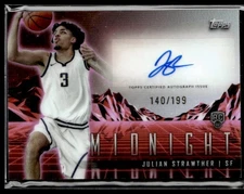 L28,001 - 2023-24 Topps Midnight Rookie Horizon Auto #RHSJS Julian Strawther/199