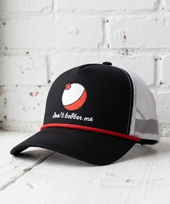 Don't Bobber Me Hat Bass Pro Shops Trucker Snapback Mesh Embroidered Rope Cap