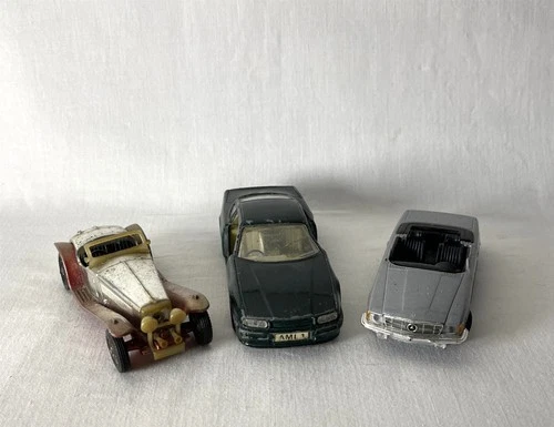 REPAIRS 3 Vintage Very Playworn Toy & Collector Cars incl Del Prado & Matchbox