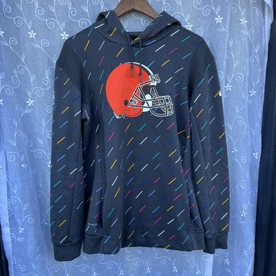 Men s Medium Cleveland Browns Crucial Catch Nfl Hoodie