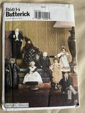 NEW Butterick  B6034 Doll Patterns. Early 1920  s Period Dolls