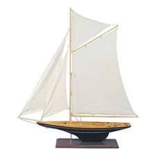 Modello Di Barca A Vela In Legno 80 X 85 Cm Sea-Club
