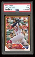 2023 Topps #58 Ivan Herrera RC GOLD /2023 *PSA 9* Rookie Card MINT. rookie card picture