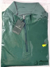 Masters Peter Millar Pullover XL green golf quarter zip 2025 pga new