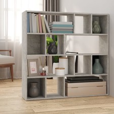 B&uuml;cherregal Raumteiler 105x24x102cm Standregal Regal mehrere Auswahl vidaXL
