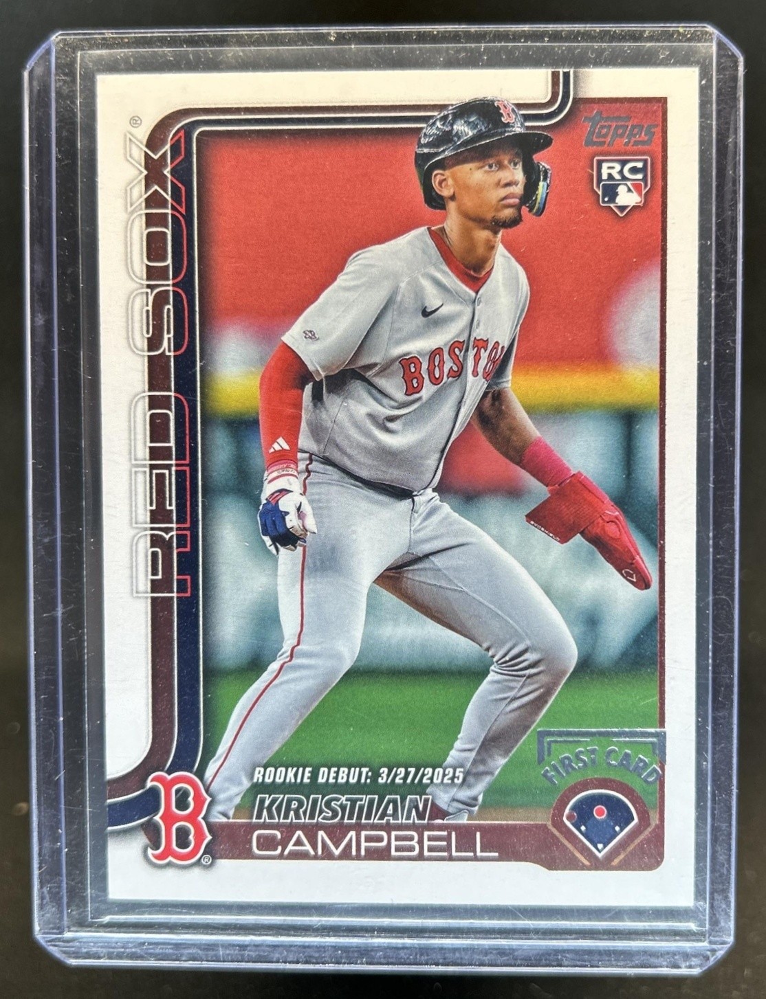 2025 Topps Update Kristian Campbell RC First Card Rookie Debut #1/1 Red Sox