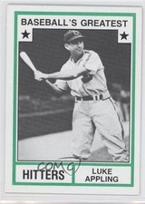 1982 TCMA Baseball's Greatest Hitters Tan Back Luke Appling #1982-42 HOF 2u3