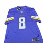 Nike Minnesota Vikings #8 Kirk Cousins Purple Football Jersey XL