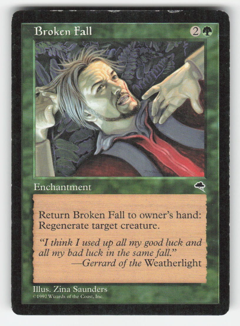 1997 Broken Fall Tempest 216 MTG