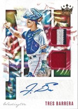 2020 Diamond Kings DK Material Signatures Gold 49 Tres Barrera Auto Jersey/99 BB
