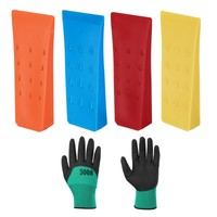 Kunststoff FäLlkeil 4 StüCk Abs Kunststoff Forstkeil 152 Mm Spaltkeil FüR Hol...