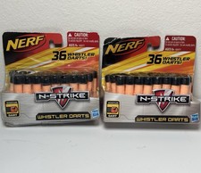  2 NERF N-STRIKE Whistler Darts 36 Pack - New 2009 Hasbro - 72 total