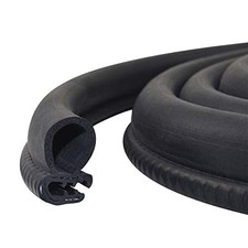Automotive Door Weather Stripping Car Door Rubber Edge Trim Seal Strip 20Ft