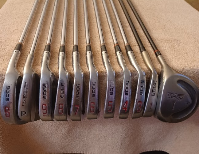 TZ GOLF - VINTAGE 1989 BEN HOGAN EDGE FORGED IRON Driver, 1 Iron