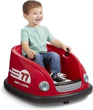 Radio Flyer 6V Battery Powered Bumper Car Electric Ride On Remote Toddler 1.5