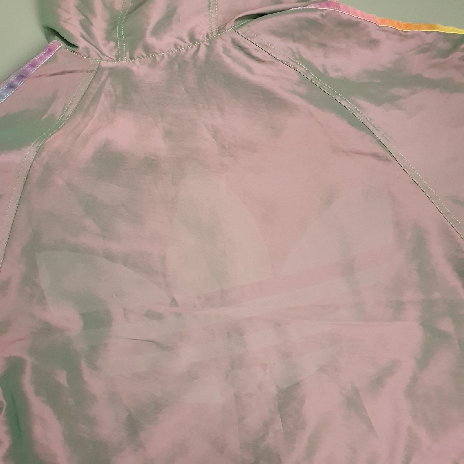 Adidas Originals x Jeremy Scott Windbreaker Purple Hooded Jacket Size Medium thumbnail 4