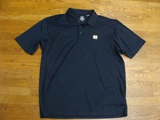 Notre Dame Fighting Irish Short Sleeve Golf Polo Shirt By Cutter & Buck Size XL