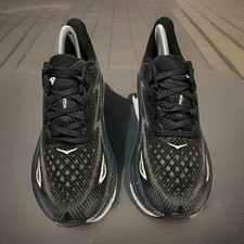 Size 7.5B - Hoka One One HOKA W Clifton 9 Black White