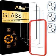Ailun 3 Pack Screen Protector for iPhone 15 [...