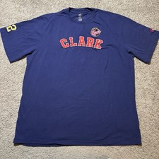 Fisll Caitlin Clark Indiana Fevers Navy Blue T-Shirt Adult 2XL WNBA Embroidered