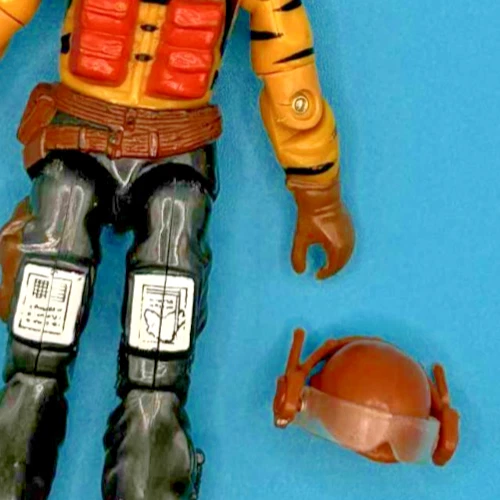 GI Joe Tiger Force Skystriker 1988 Tiger Rat Pilot con casco/visera de colección ARAH Foto 2 de 4