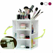 360 Degree Rotating Makeup Organizer Cosmetic Display Spinning Storage Rack po