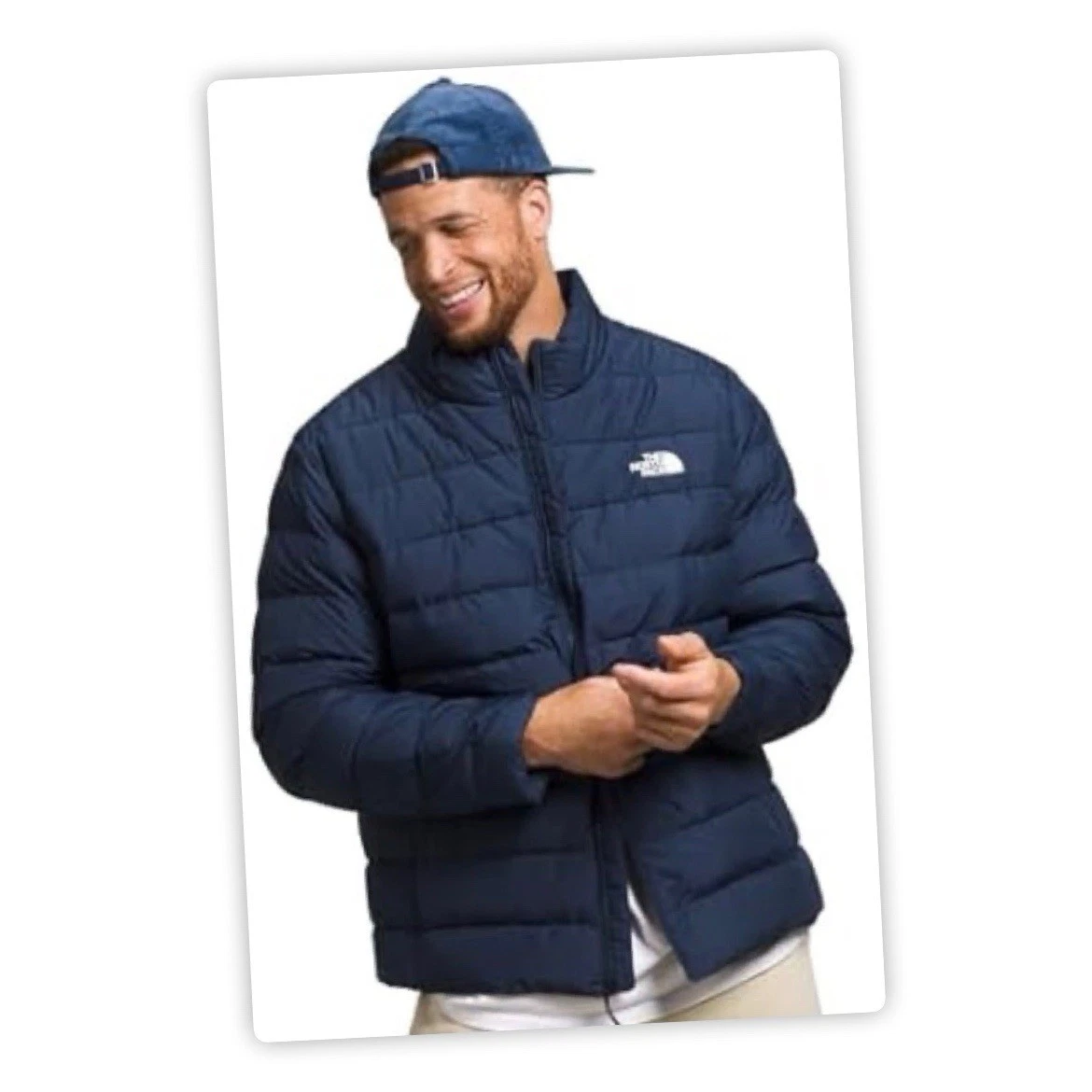 The North Face Aconcagua 3 Summit Navy Men’s Down Filled Jacket Size 2X
