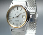 [MINT] 1978 Omega Seamaster Cal.1342 Quartz Date Silver Men's From JAPAN