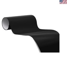 Black Matte Air-Release Adhesive Vinyl Tape Roll 12 Inch x 20ft