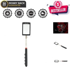 Lightweight Telescoping LED Inspection Mirror - Ideal for Mechanics & Inspectors