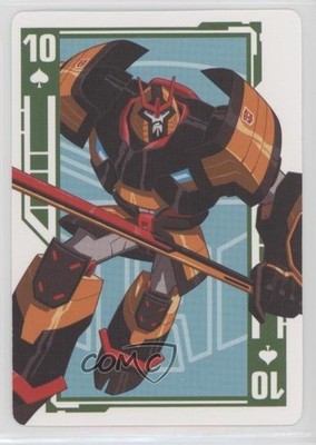 2017 Hasbro Transformers Robots in Disguise Playing Cards Drift #10S e6j
