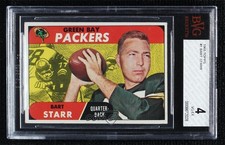 1968 Topps Bart Starr #1 BVG 4 HOF uy6