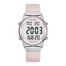 HEARKENT Women's Palimeter Watch Sports Watch with Calorie Counter Pink 