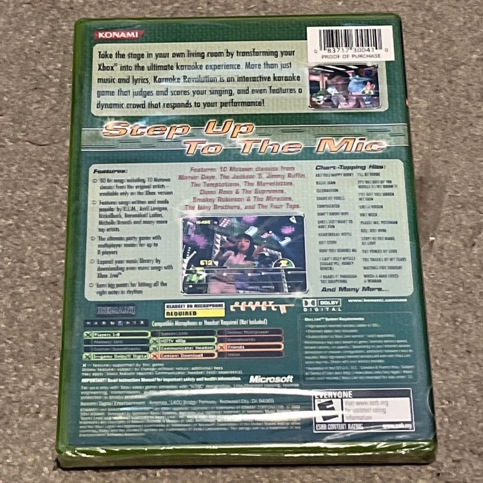 Karaoke Revolution Microsoft Xbox Brand New - Image 2 of 4