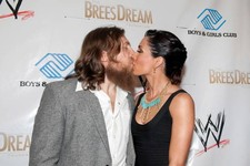 Bryan Danielson aka Daniel Bryan Brie Bella attend WWE's 2014 Supe- Old Photo 1