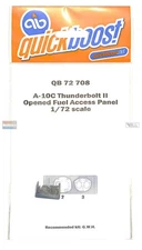 QBT72708 1:72 Quickboost A-10C Thunderbolt II Opened Fuel Access Panel (GWH kit)