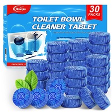 Msvvko Toilet Bowl Cleaner Tablets Blue 1 Count Pack of 30 ,