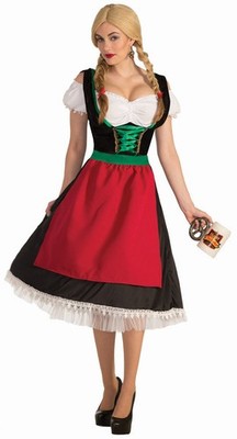 Adult Female Fraulein German Oktoberfest Women Costume  Holiday Costumes October