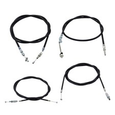 Bowden cables Bowden cable set black 4 pieces for Sachs Spartamet Hercules Saxonette
