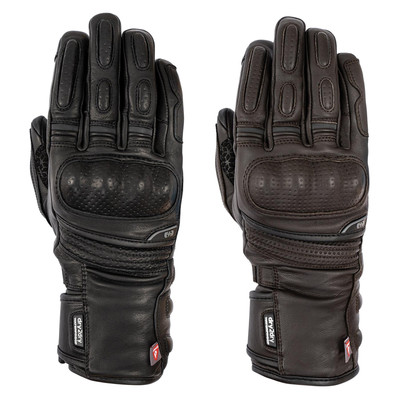 Oxford Hamilton Waterproof Ladies Leather Motorcycle Gloves Long Cruiser  UK