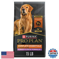 Purina Pro Plan 15lb Shredded Blend Turkey  Rice Dry Dog Food Probiotics
