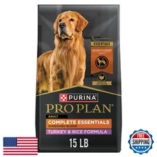 Purina Pro Plan 15lb Shredded Blend Turkey & Rice Dry Dog Food Probiotics
