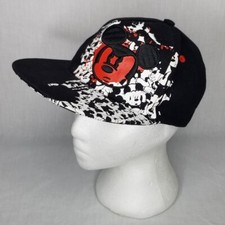 Disney Parks Angry Mickey Mouse Graffiti Fitted Baseball Hat