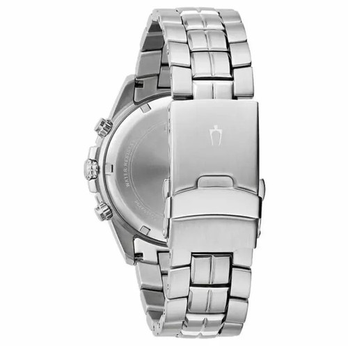 Bulova Marine Star Chronograph Stainless Steel Quartz Men's Watch 98B423 / NWT - Picture 2 of 13