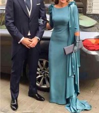 Mother of the Bride Dresses Evening Gowns Sheath Women Party Dresses Small Tail