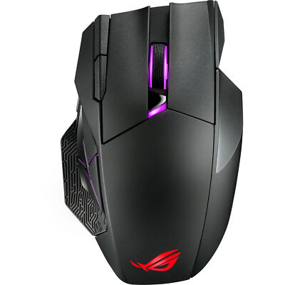 ASUS ROG Spatha X, Gaming-Maus, optisch, 19000dpi, USB, kabellos, 12 Tasten