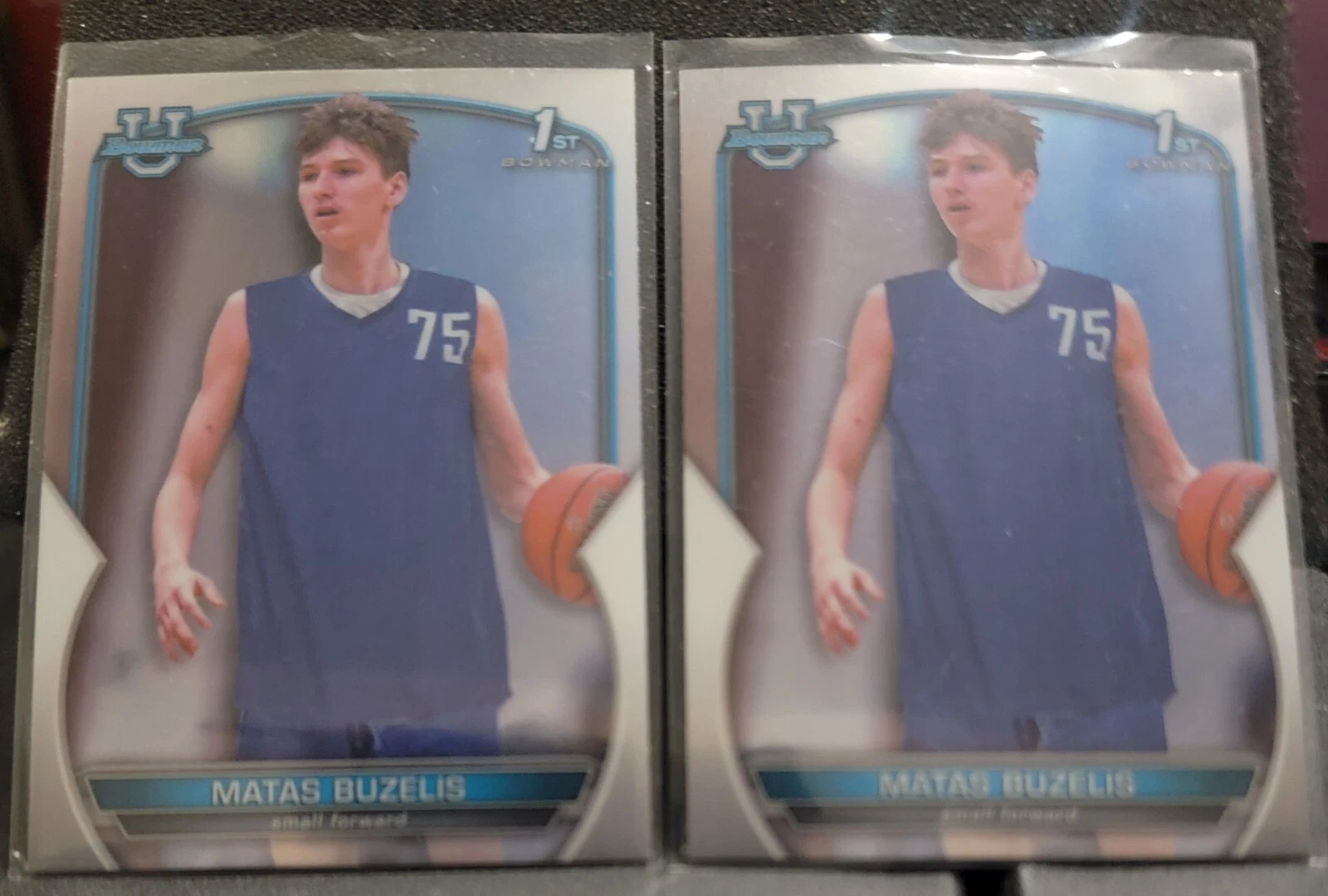 2022-23 Bowman University Chrome - # 84 Matas Buzelis (RC)